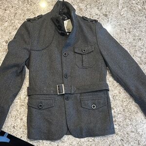 H&M Charcoal Military Jacket